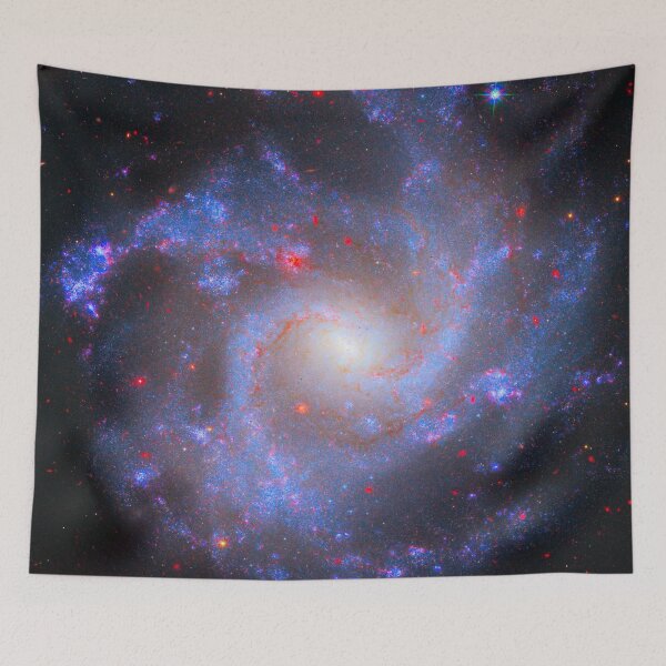 Item preview, NGC 5468 – Colorized and Enhanced Spiral Galaxy designed and sold by Paul Morse.