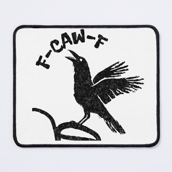Item preview, Grunge Stamp Crow Pun F-Caw-F Fuck Off Humor designed and sold by TackyTime.