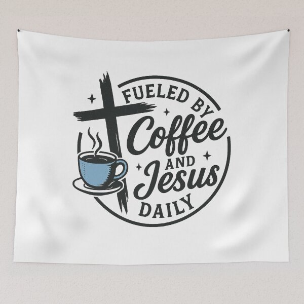 Item preview, Fueled by Coffee and Jesus Design designed and sold by CoffeeNJesus.