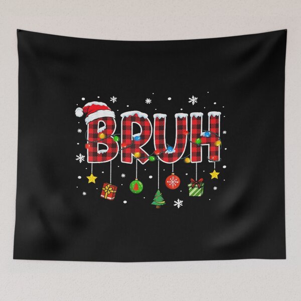 Item preview, Bruh Funny Christmas Light Teens Boys Kids Xmas Pajamas designed and sold by laszlosaobere.