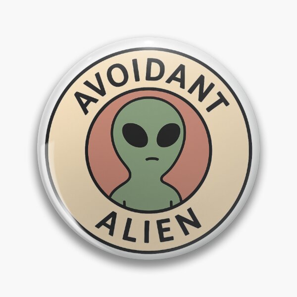 Item preview, Avoidant Alien designed and sold by Avoidant Alien Cartoon.