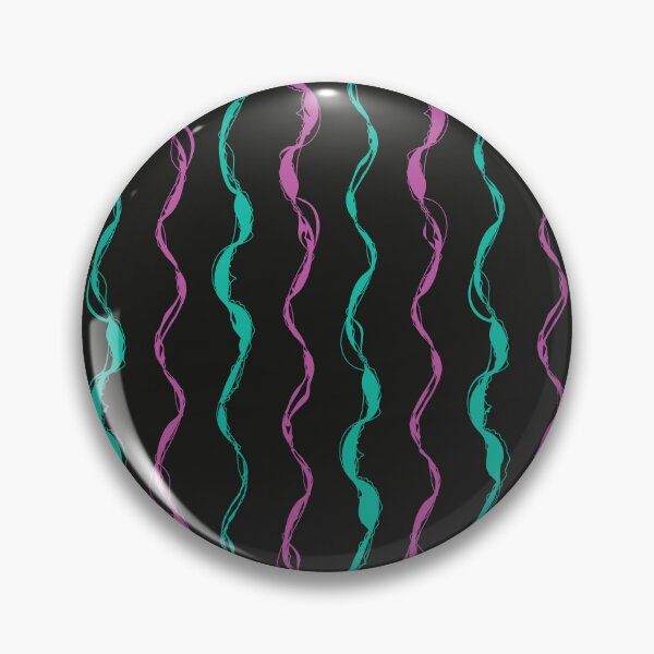 Item preview, Webbed Threads Print - Neon Teal, Purple and Black designed and sold by Daniel Bevis Design.