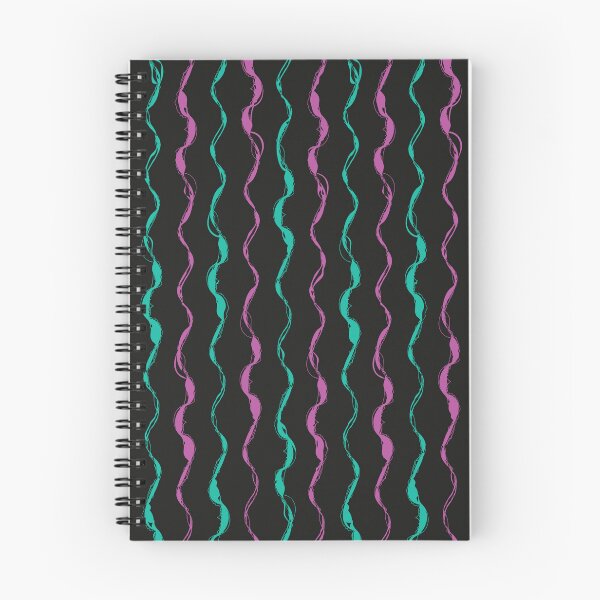 Item preview, Webbed Threads Print - Neon Teal, Purple and Black designed and sold by Daniel Bevis Design.