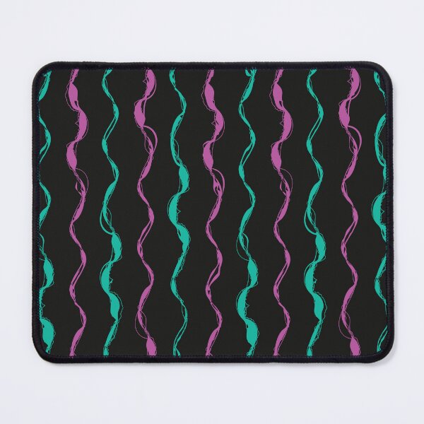 Item preview, Webbed Threads Print - Neon Teal, Purple and Black designed and sold by Daniel Bevis Design.