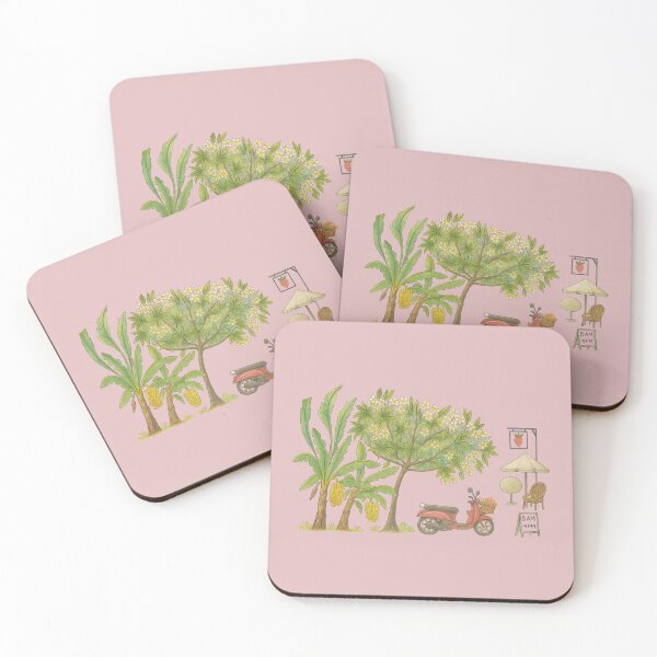 Item preview, Tropical Morning Café designed and sold by Bella Kiwi Art.