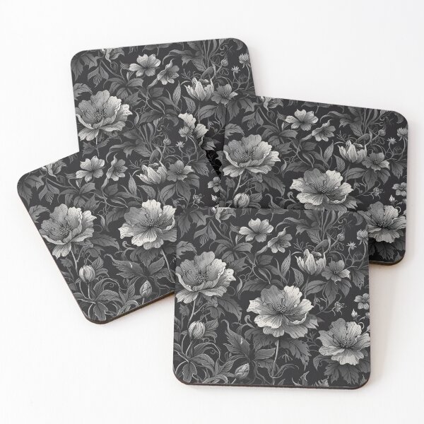 Item preview, Black Goth Flower designed and sold by CoolPixels.