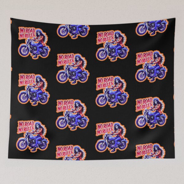 Item preview, No Road No Rules Motorcycle        designed and sold by WoodburyLake.