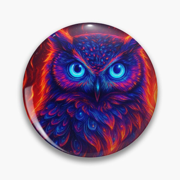 Item preview, Flaming Neon Owl designed and sold by Paul Morse.