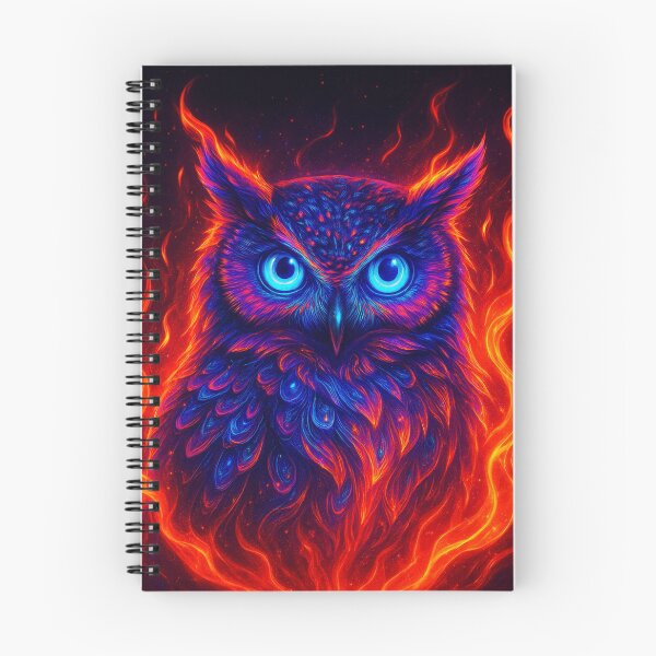 Item preview, Flaming Neon Owl designed and sold by Paul Morse.