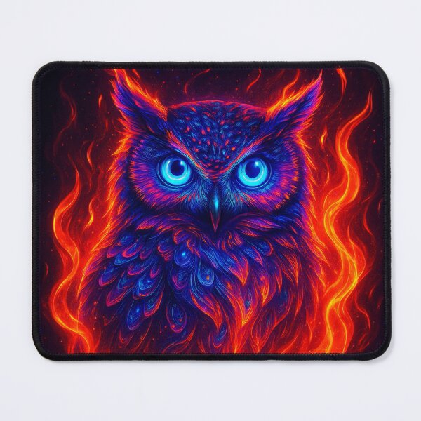Item preview, Flaming Neon Owl designed and sold by Paul Morse.