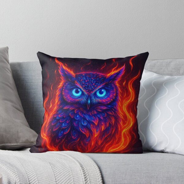 Item preview, Flaming Neon Owl designed and sold by Paul Morse.