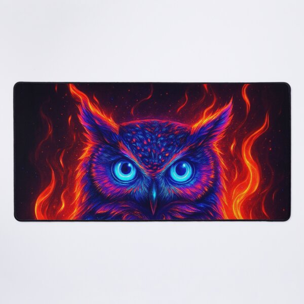Item preview, Flaming Neon Owl designed and sold by Paul Morse.