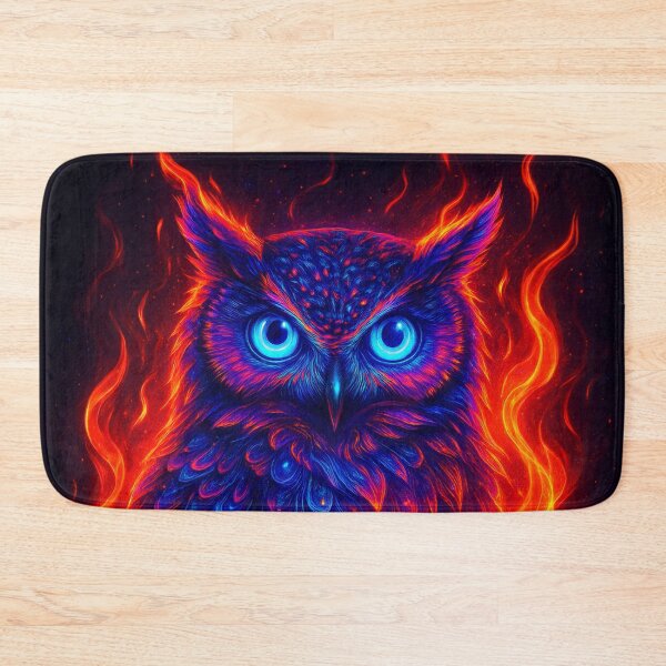 Item preview, Flaming Neon Owl designed and sold by Paul Morse.