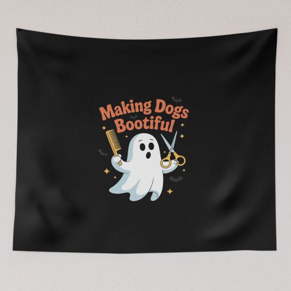 Item preview, Making Dogs Bootiful Spooky Pets Dog Ghost Pun Halloween  designed and sold by EllinoKlemo.