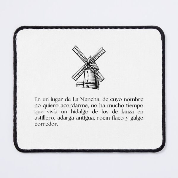 Artikelvorschau, Beginn von "Don Quijote von La Mancha" von Miguel de Cervantes entworfen und verkauft von Filologica.