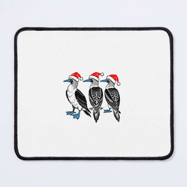 Item preview, Christmas Blue-footed Booby Family Silhouette | Festive Seabird Illustration designed and sold by JollyCritters.