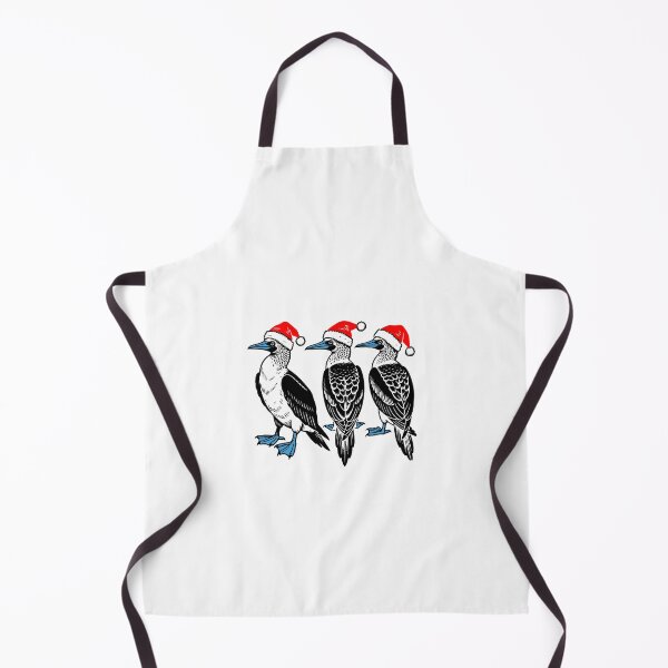 Item preview, Christmas Blue-footed Booby Family Silhouette | Festive Seabird Illustration designed and sold by JollyCritters.