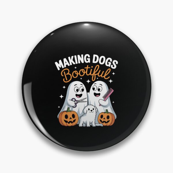 Item preview, Pet Groomer Halloween Making Dogs Bootiful  designed and sold by EllinoKlemo.
