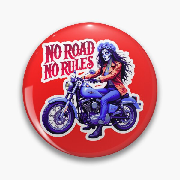 Item preview, No Road No Rules Motorcycle        designed and sold by WoodburyLake.