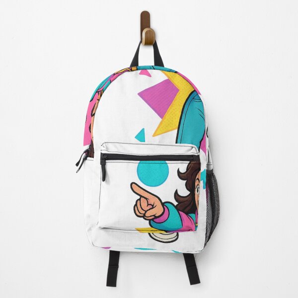 Item preview, Rad 90s Vibes – Energetic Retro Girl Poster designed and sold by Vectorfever.