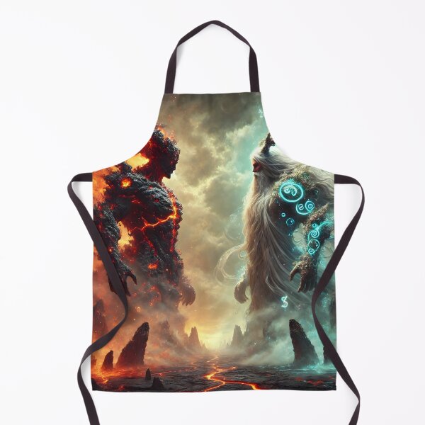 Item preview, "Freyr vs. Surtr – The Final Battle of Fire and Life | Ragnarok Norse Myth Art" designed and sold by Umbra666.