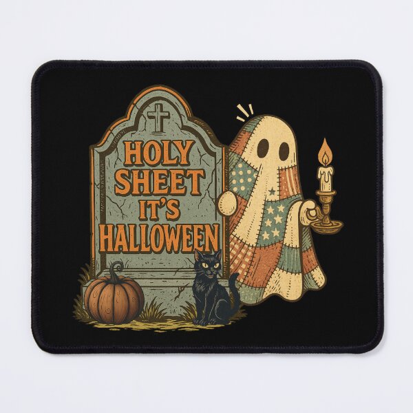 Item preview, Holy Sheet Retro Ghost designed and sold by Nacho Average Designs.