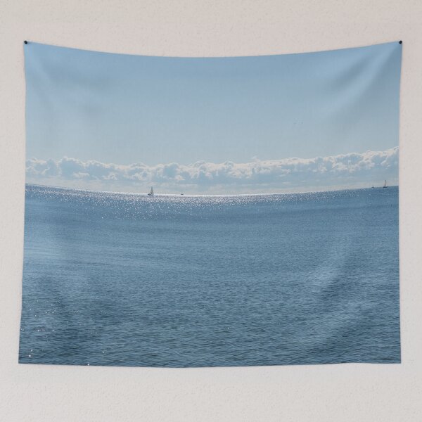 Item preview, Bluewater Sailboats on a Clear Day designed and sold by Georgia Mizuleva.