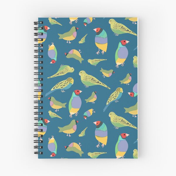Item preview, Aviary Birds on Deep Blue designed and sold by samitomato.