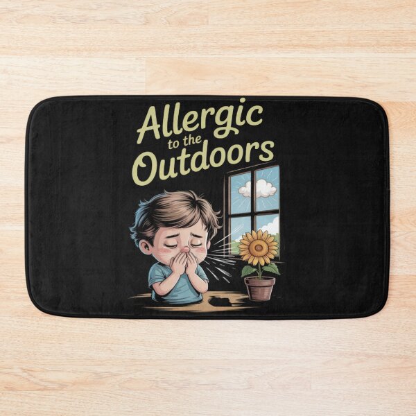 Item preview, Viral Allergic to the Outdoors  designed and sold by Vastingan.