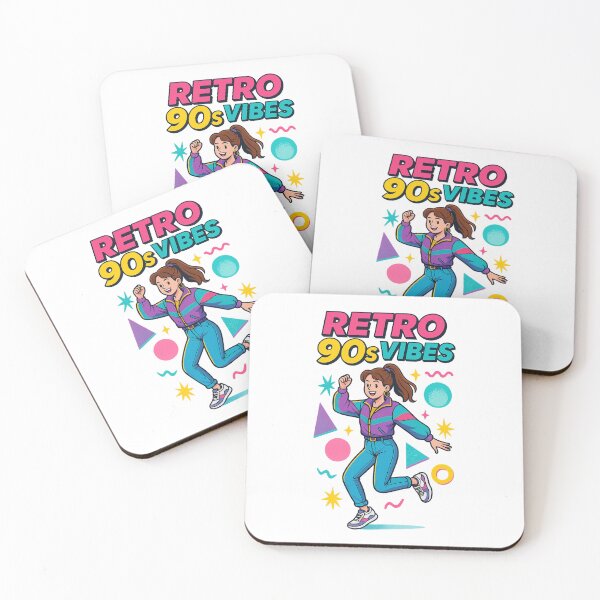 Item preview, Retro 90s Vibes Poster – Fun & Colorful designed and sold by Vectorfever.