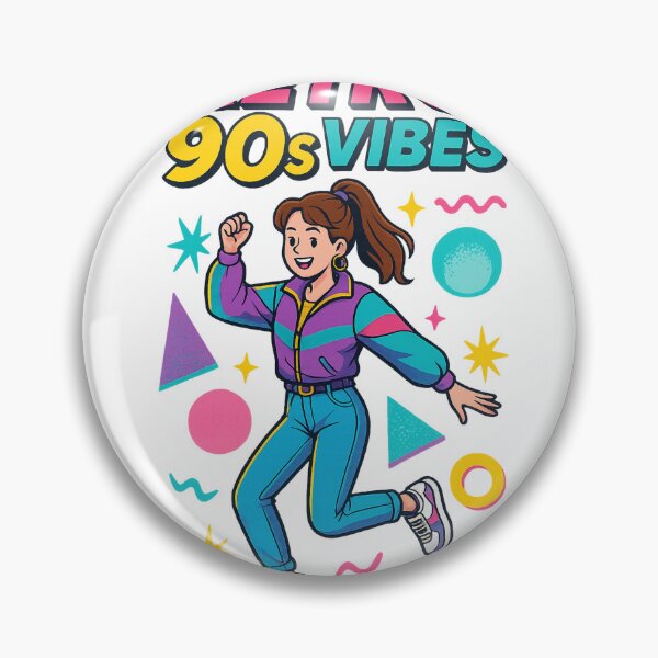 Item preview, Retro 90s Vibes Poster – Fun & Colorful designed and sold by Vectorfever.