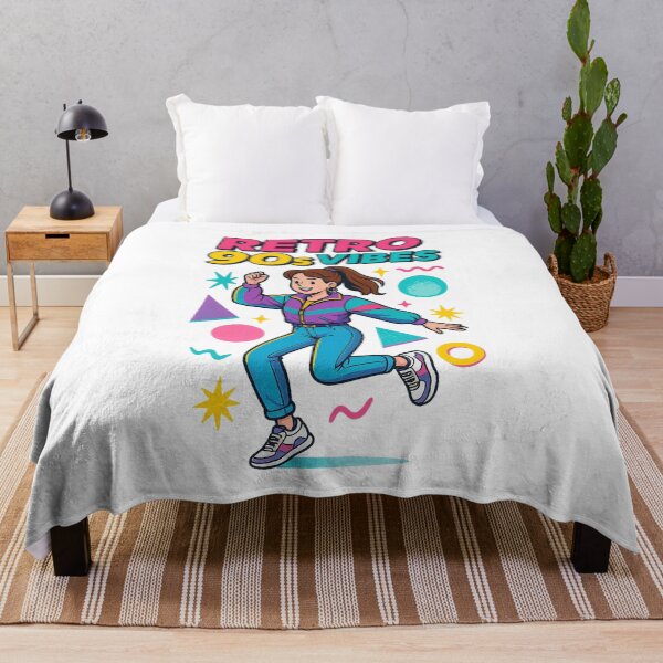 Item preview, Retro 90s Vibes Poster – Fun & Colorful designed and sold by Vectorfever.