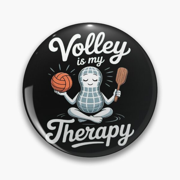 Artikelvorschau, Volley ist meine Therapie Pickleball Humor Paddle Sport entworfen und verkauft von Vastingan.