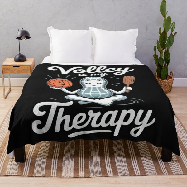 Artikelvorschau, Volley ist meine Therapie Pickleball Humor Paddle Sport entworfen und verkauft von Vastingan.
