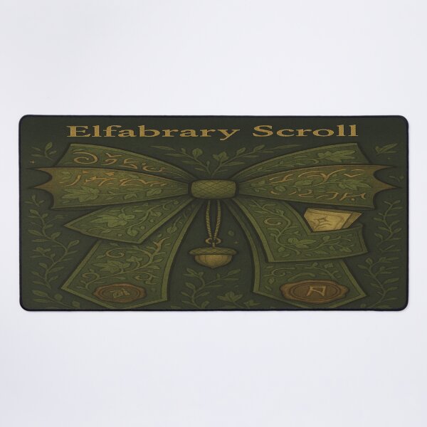 Item preview, Elfabary Scroll – Enchanted Elven Bow of Knowledge designed and sold by Mindful56.