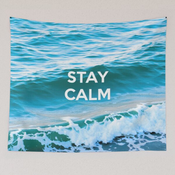 Item preview, Ocean Wave Serenity Flow designed and sold by CTM ArtStudio.