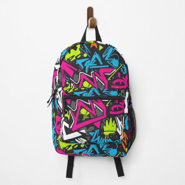 Item preview, Urban Neon Graffiti Pattern | Extravagant Street Art Print | Abstract Tagging Hip Hop and Skate Design designed and sold by DibuHumor.