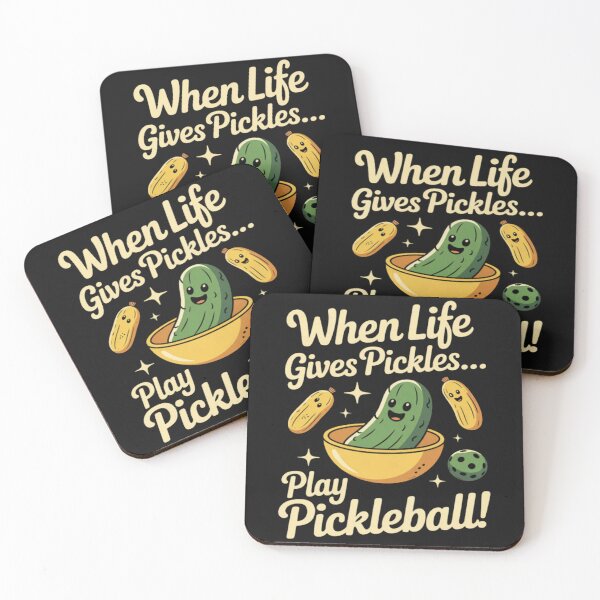 Item preview, When Life Gives Pickles Play Pickleball designed and sold by Vastingan.