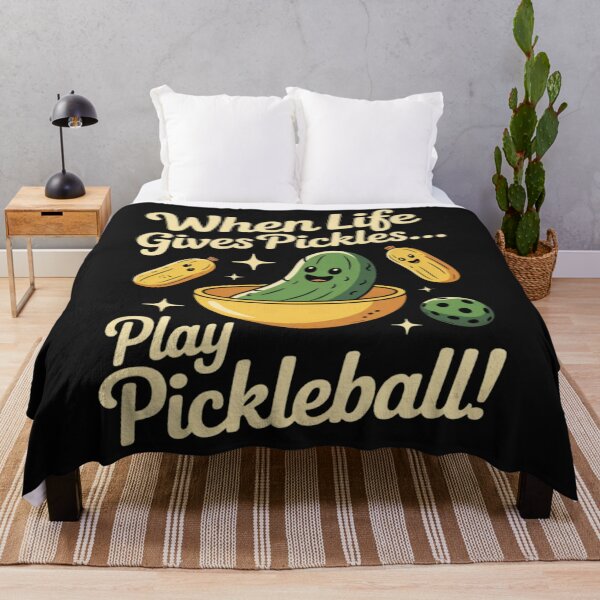 Item preview, When Life Gives Pickles Play Pickleball designed and sold by Vastingan.