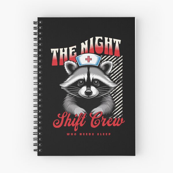 Item preview, The Night Shift Crew - Funny Raccoon Nurse designed and sold by MomofDom67.