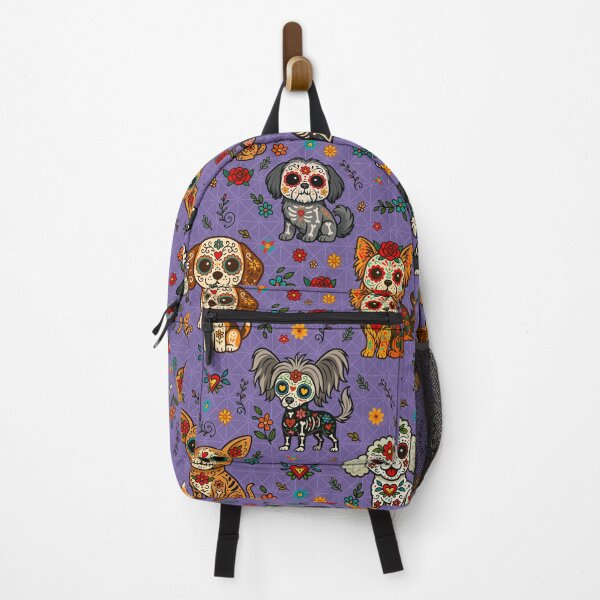 Item preview, Day of the Dead Dog Sugar Skull Pattern designed and sold by Ghost on Toast.
