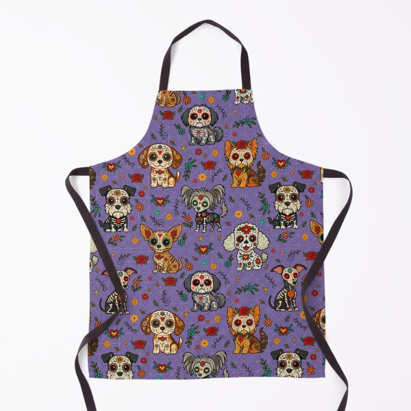 Item preview, Day of the Dead Dog Sugar Skull Pattern designed and sold by Ghost on Toast.