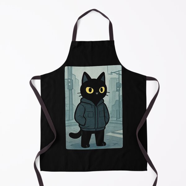 Item preview, #8 Black Cat designed and sold by okiiskandarart.