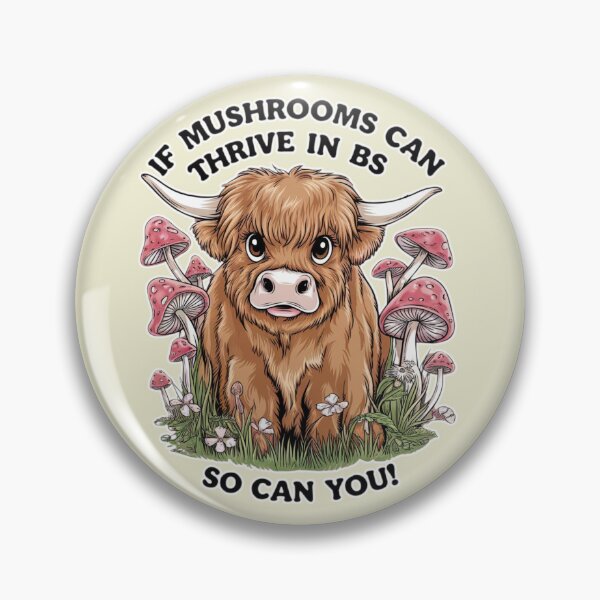 Item preview, The Highland Cow's Mushroom Wisdom designed and sold by RhondaLily.