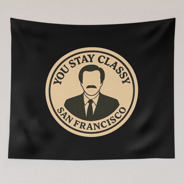 Item preview, Anchorman Inspired Retro USA Print: San Francisco designed and sold by PinUpPizzazz.