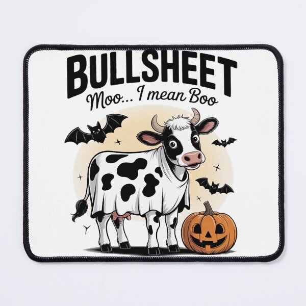 Item preview, Bullsheet Moo I Mean Boo Funny Halloween Ghost Cow Lovers designed and sold by Ikwalima.