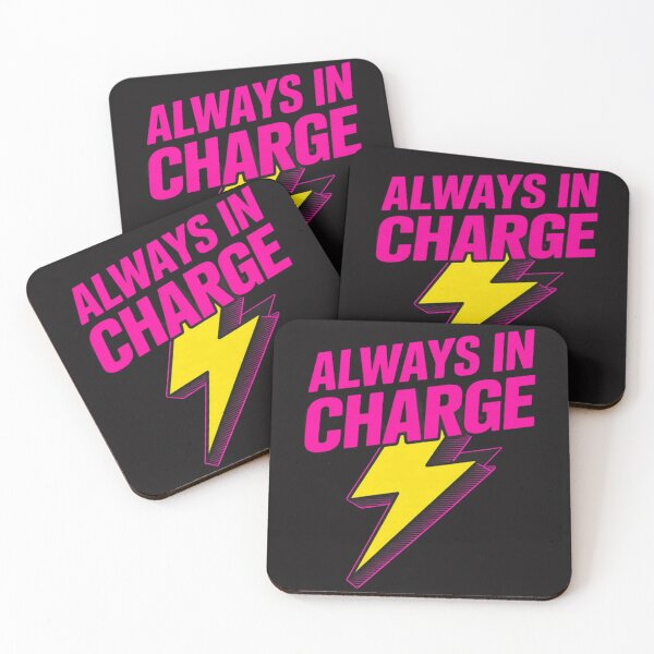 Item preview, Always In Charge Fuchsia Yellow Bolt  designed and sold by Ikwalima.