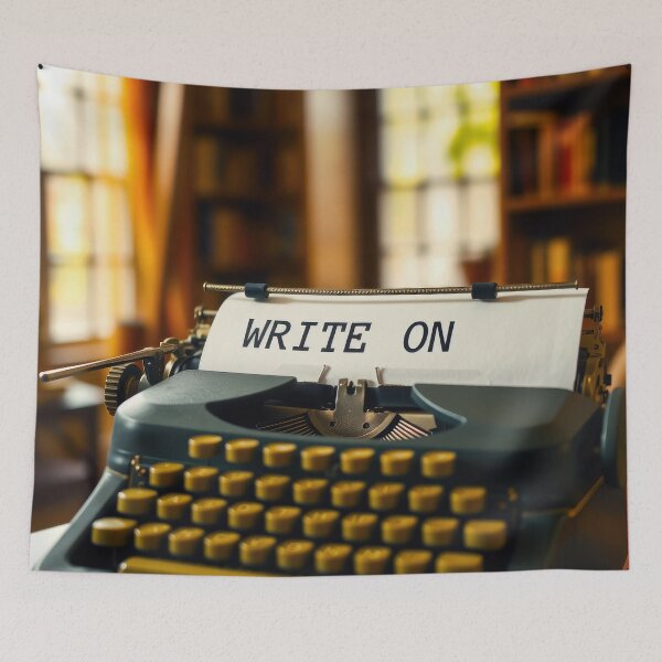 Item preview, Vintage Typewriter Serenity Scene designed and sold by CTM ArtStudio.