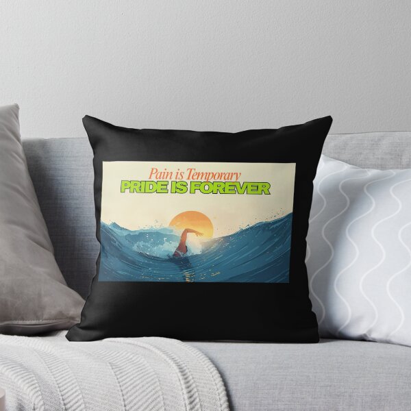 Item preview, Pain Is Temporary, Pride Is Forever – Motivational Swim Gift / Apparel Design designed and sold by endurothreads.