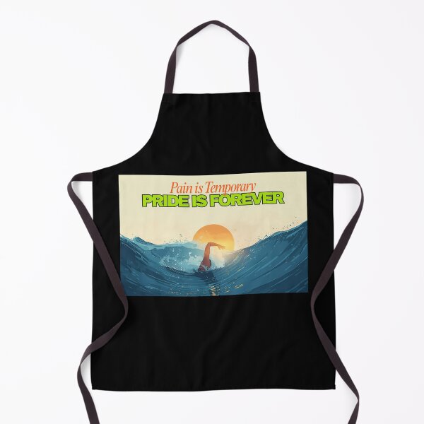 Item preview, Pain Is Temporary, Pride Is Forever – Motivational Swim Gift / Apparel Design designed and sold by endurothreads.